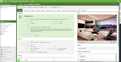 Realitní software Realko - detail nemovitosti